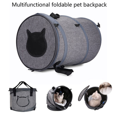 Portable Foldable Pet Carrier and Cat Tunnel Toy