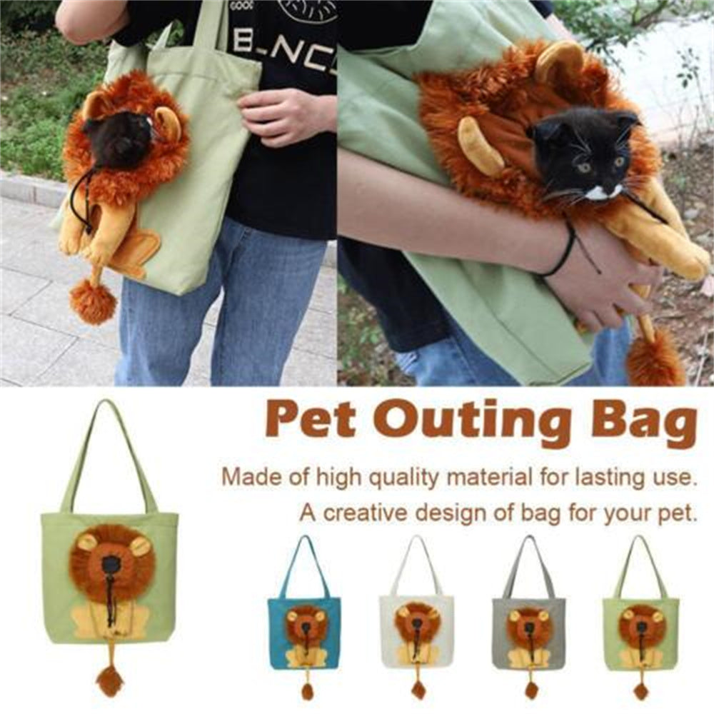 Lion Design Soft Pet Carrier Bag